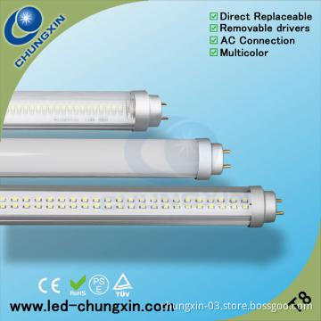 216pcs/3528 clear cover 18W 4ft T8 led tube , compatible with ballast